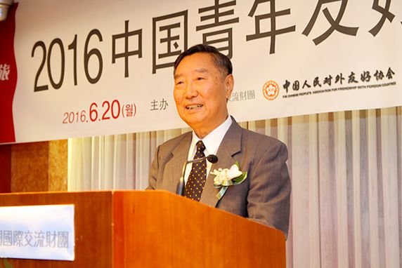 中韩友协副会长、代表团团长王运泽在欢迎晚宴上致辞