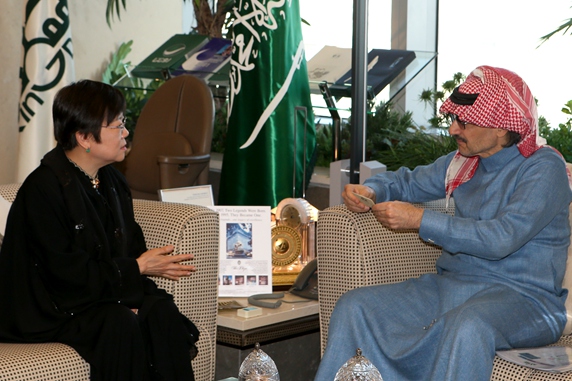 President Li Xiaolin meeting with Prince Alwaleed President Li Xiaolin meeting with Prince Alwaleed