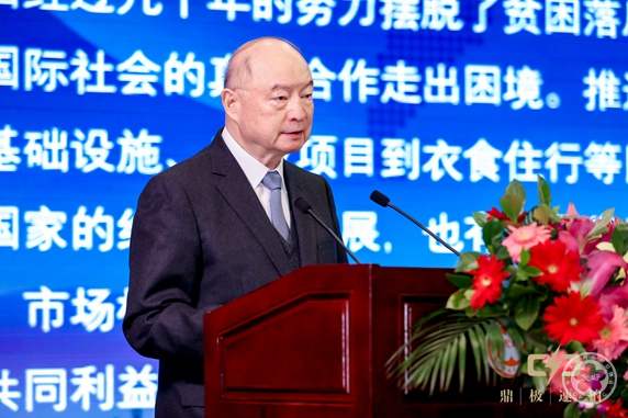十二届全国政协副主席、丝路规划研究中心理事长陈元致辞.jpg