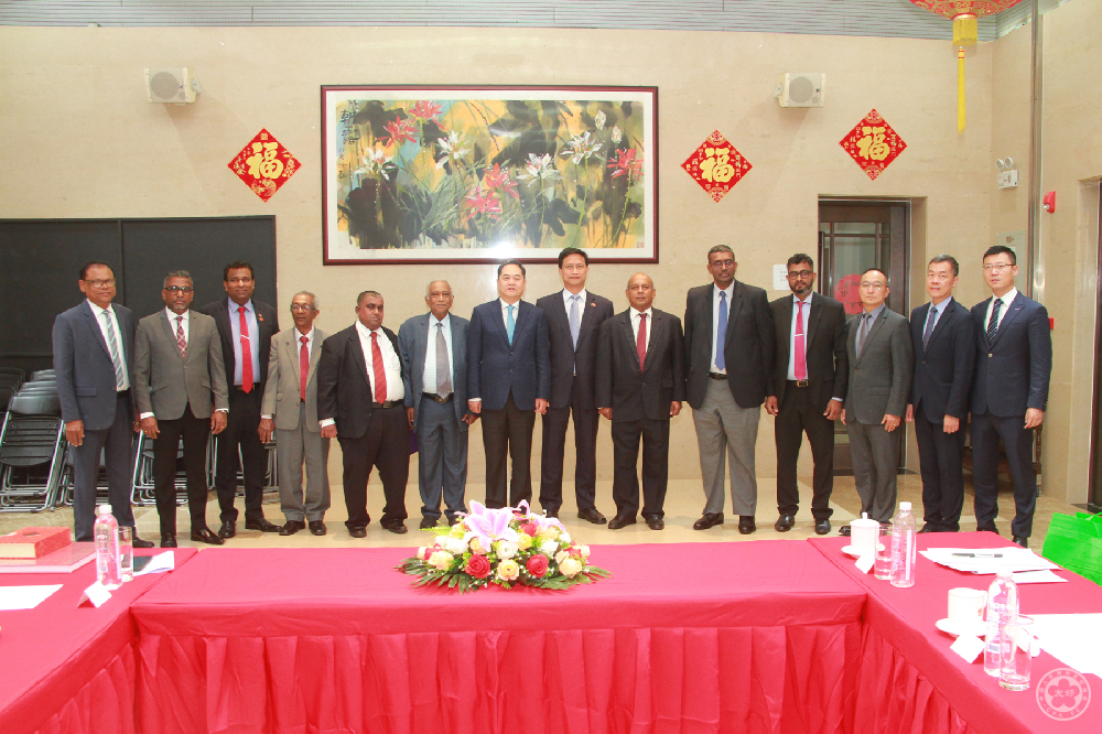 杨万明会长对斯里兰卡进行友好访问