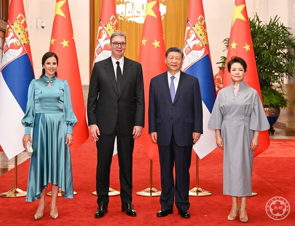 习近平同塞尔维亚总统武契奇会谈